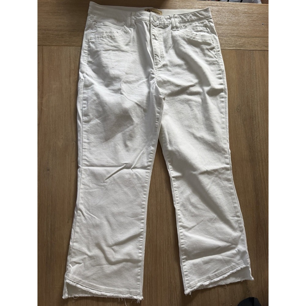 Democracy Ab Solution Jeans Women's Size 16 Color White Denim Stretch